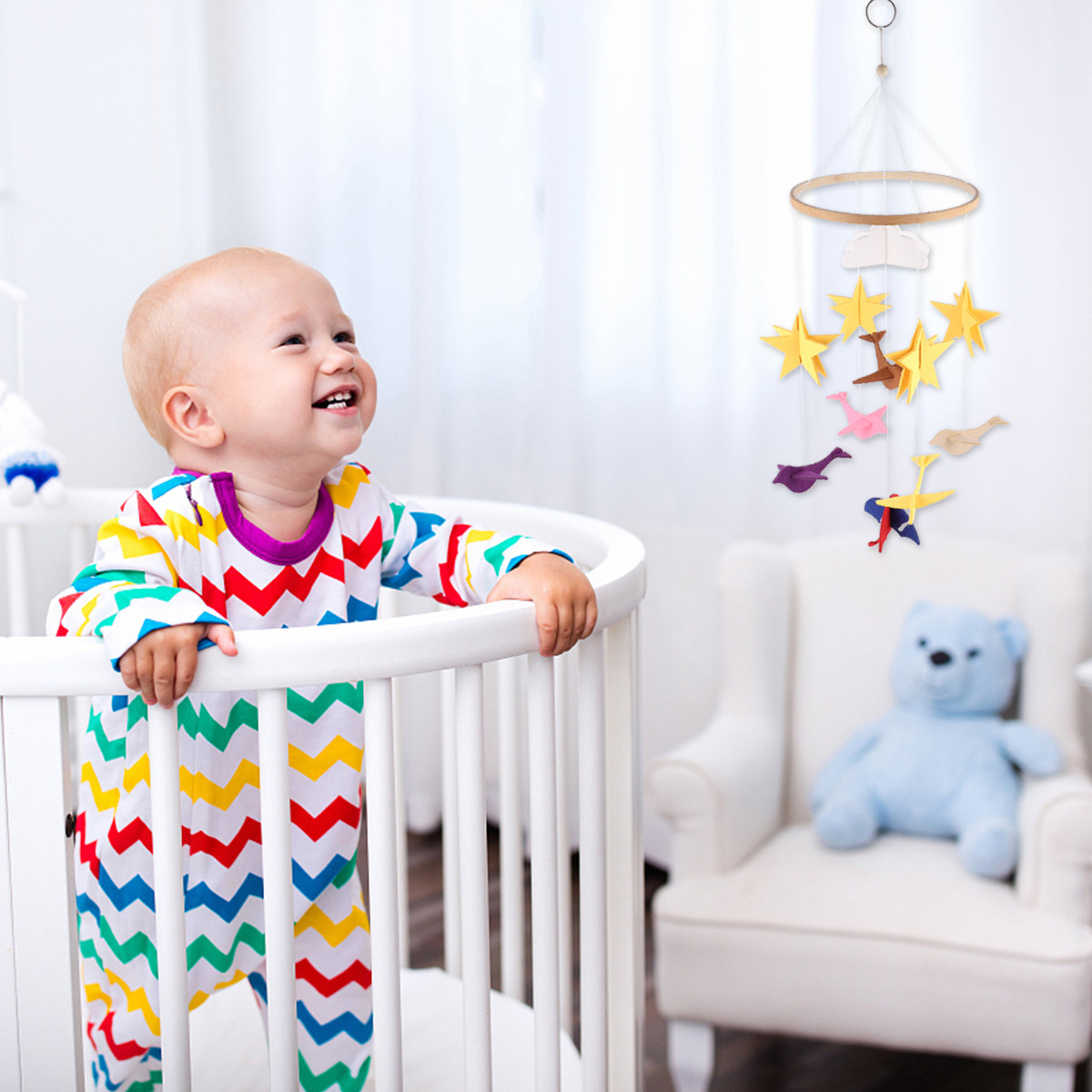 1Pcs Baby Crib Hanging Ornamen - Baby Nursery Colors review and price