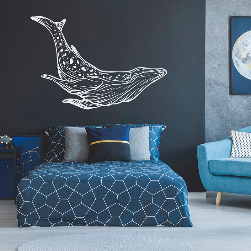 Whale Wall Decals Nautical Hom - Baby Nursery Mural Wallpaper review and price