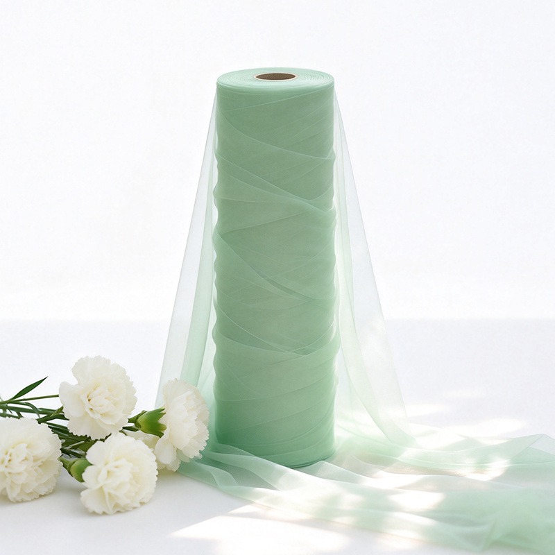 Sheer Light Green Canopy Tulle - Baby Nursery Green review and price