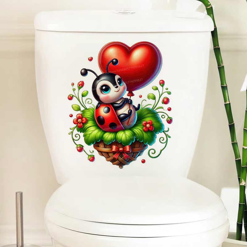 Cute Ladybug Wall Sticker Baby - Baby Nursery Mural Wallpaper review and price