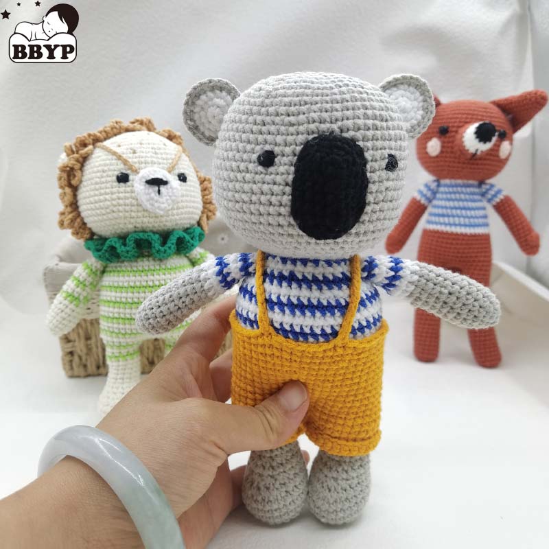 Baby Crochet Stuffed Lion Koal - Baby Nursery Games review and price