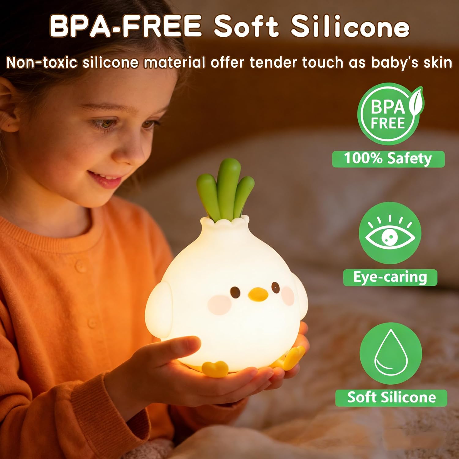 Garlic Bird LED Night Light Cu - Baby Nursery Colors review and price