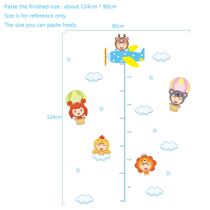 Cartoon Children Height Wall S - Baby Nursery Mural Wallpaper review and price