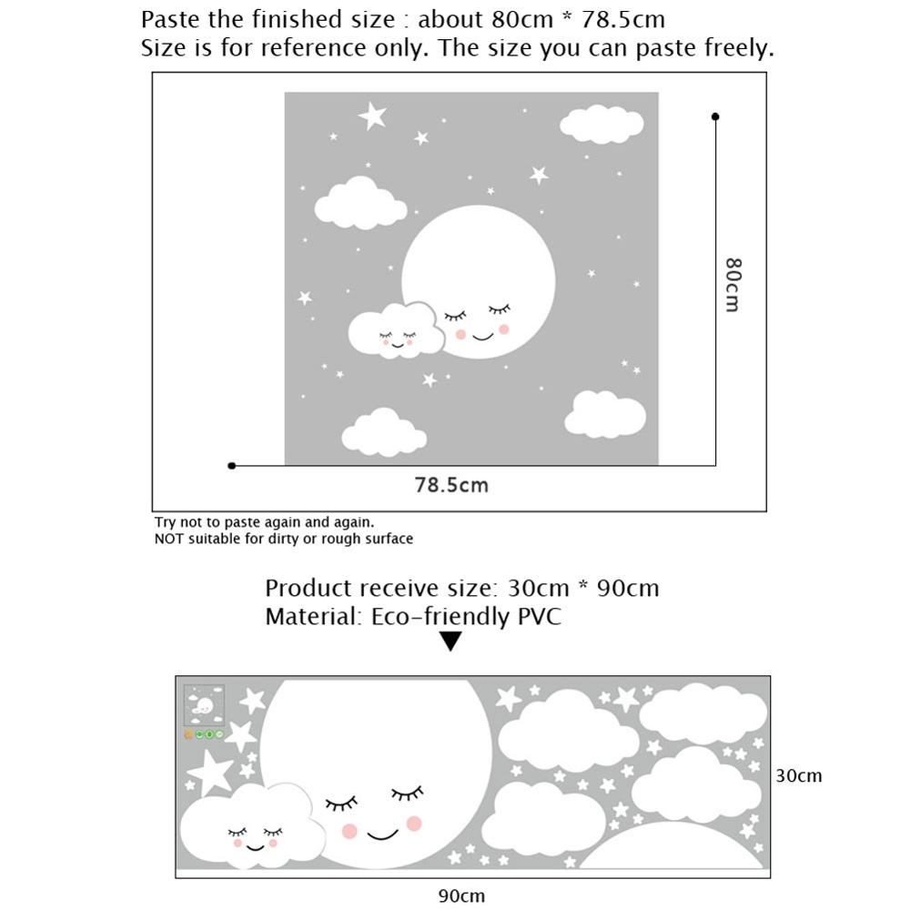 White Cartoon Smiling Cloud St - Baby Nursery Mural Wallpaper review and price