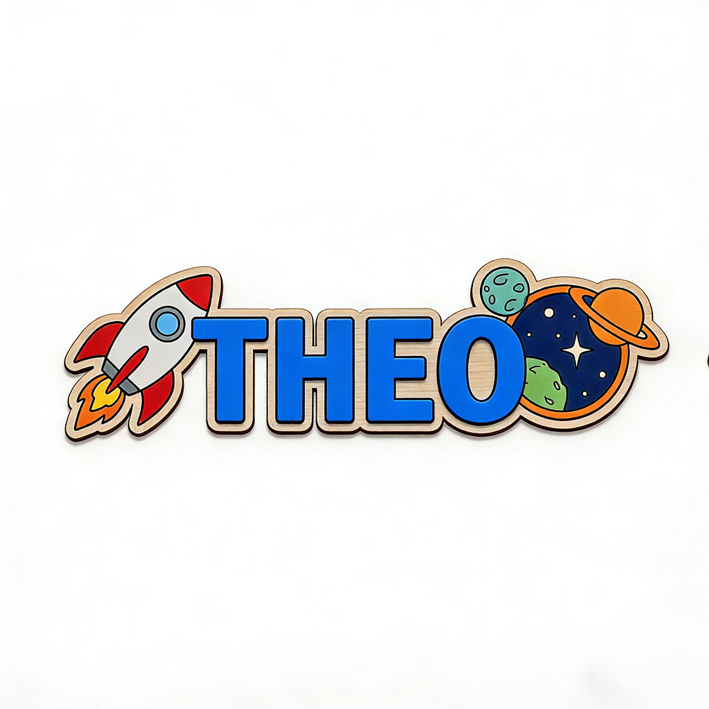 Personalized Space Rocket Name - Baby Nursery In review and price