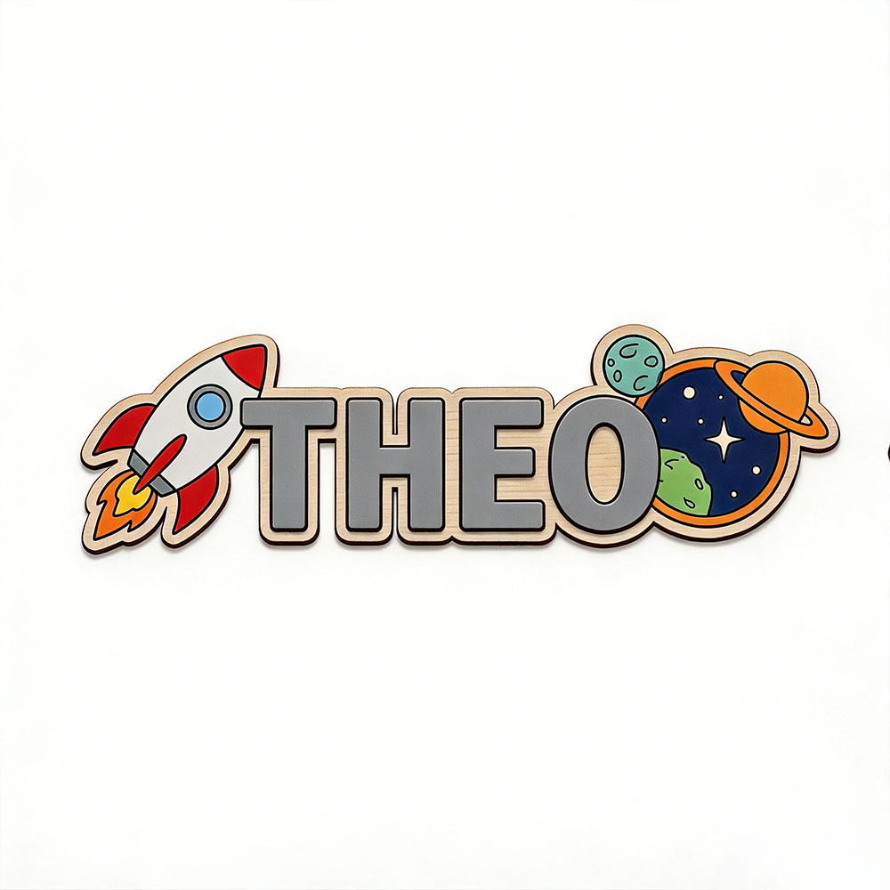 Personalized Space Rocket Name - Baby Nursery In review and price