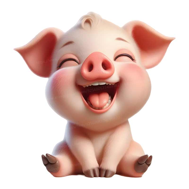 Cute Piggy Wall Sticker Baby K - Baby Nursery Mural Wallpaper review and price