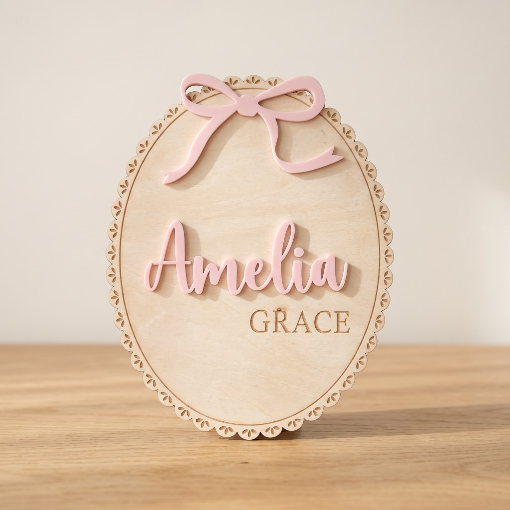 1Pc Custom Bow Lace Edge Baby  - Baby Nursery In review and price