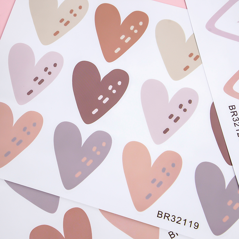 2pcs Lovely Hearts Ins Wall St - Baby Nursery Mural Wallpaper review and price