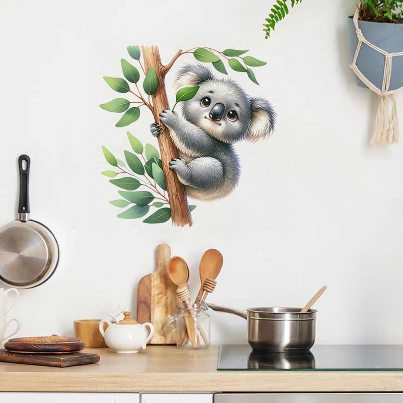 Cute Koala Wall Sticker Baby K - Baby Nursery Mural Wallpaper review and price
