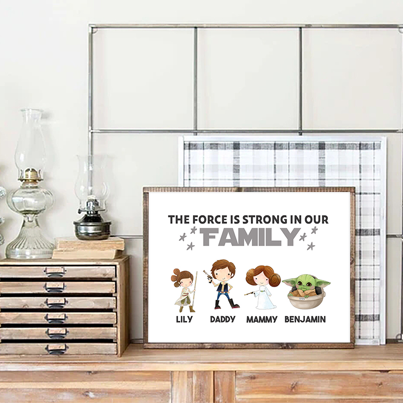 Personalized Family Name Print - Baby Yoda Nursery review and price