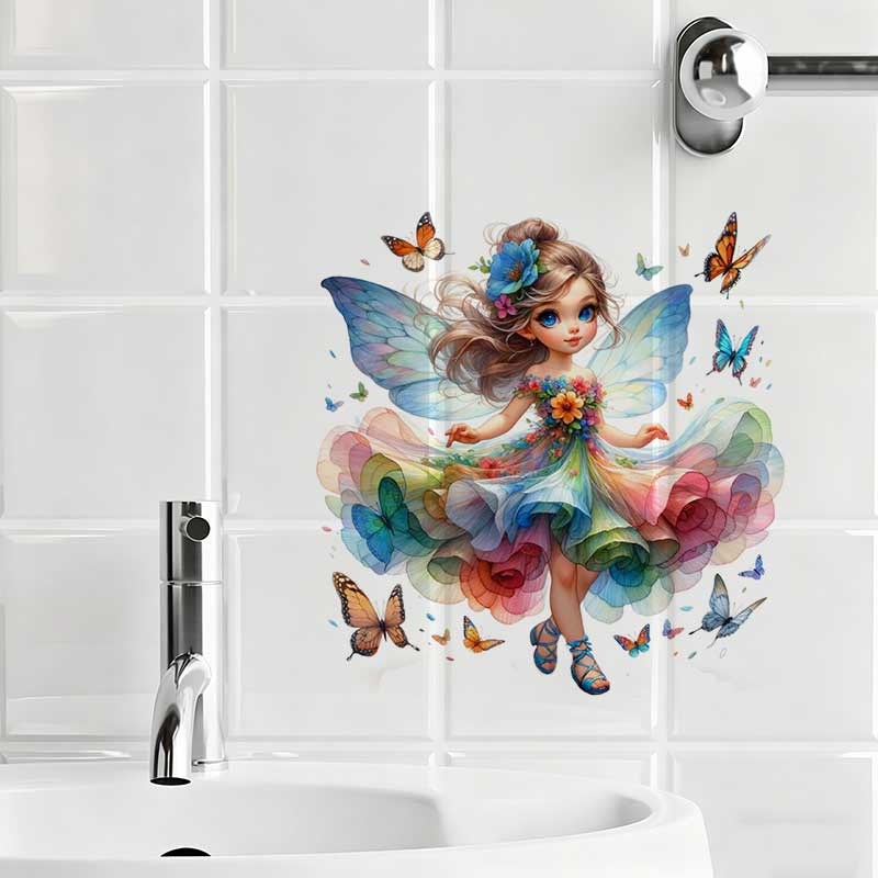Fairy Wall Sticker Baby Kids R - Baby Nursery Mural Wallpaper review and price