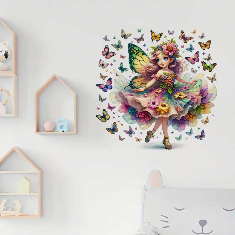 Fairy Wall Sticker Baby Kids R - Baby Nursery Mural Wallpaper review and price