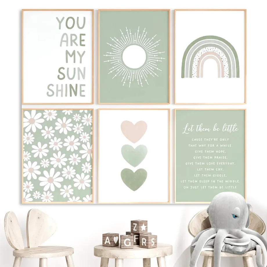 Crocodile Smiles at the Sun –  - Baby Nursery Green review and price